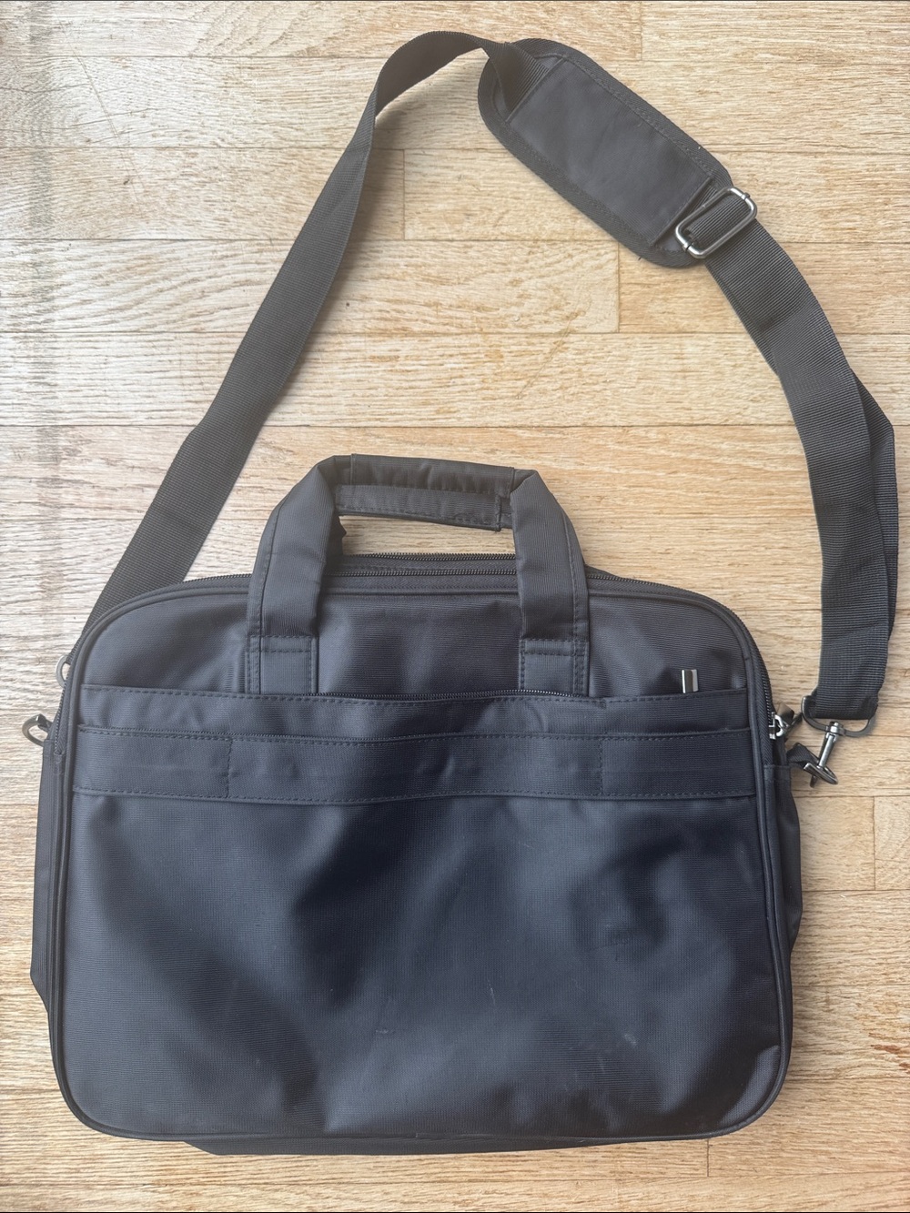 Professional Black Laptop Briefcase with Shoulder Strap
